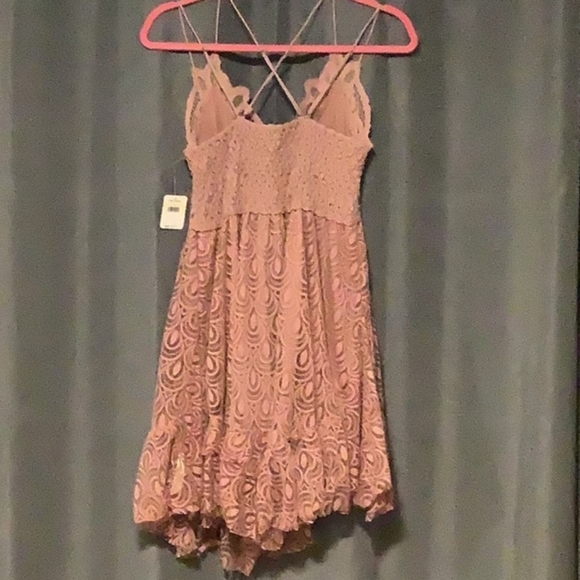 💥 Free People NWT Med Adella Burnout Slip Dress F19M09406 ballet lac… - Picture 5 of 9